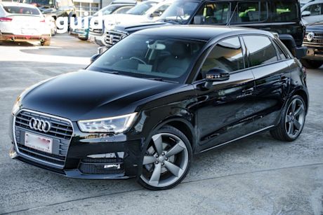 Black 2015 Audi A1 Hatchback Sportback 1.4 Tfsi Sport