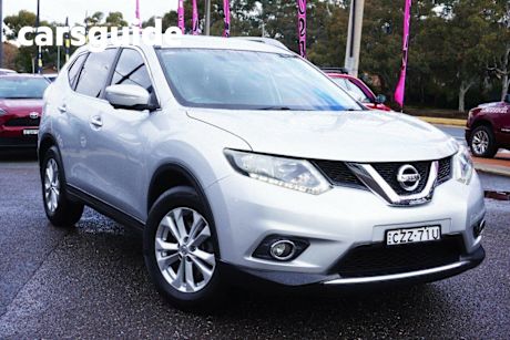Silver 2015 Nissan X-Trail Wagon ST-L 7 Seat (fwd)