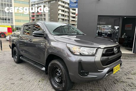 Grey 2022 Toyota Hilux Double Cab Pick Up SR HI-Rider (4X2)