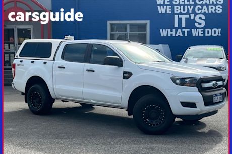 White 2017 Ford Ranger Crew Cab Pickup XL 2.2 HI-Rider (4X2)