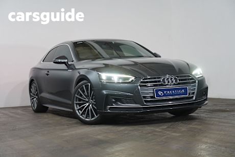 Grey 2018 Audi A5 Coupe 2.0 Tfsi Quattro S Tronic Sprt