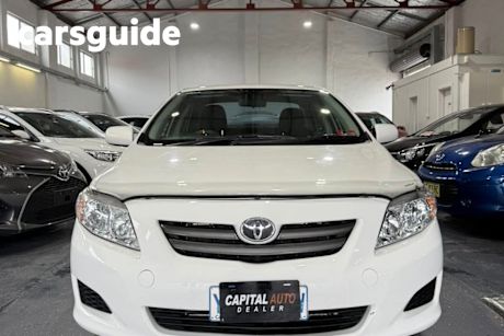 White 2007 Toyota Corolla Sedan Ascent