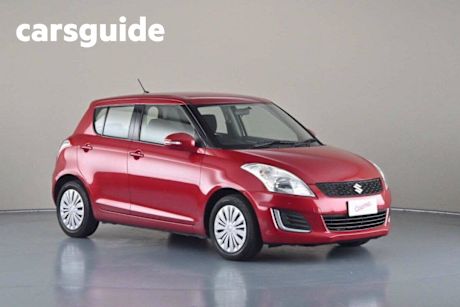 Red 2014 Suzuki Swift Hatchback GL