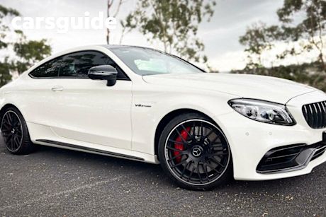 White 2023 Mercedes-Benz C63 Coupe S