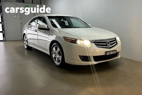 White 2008 Honda Accord Euro Sedan Euro