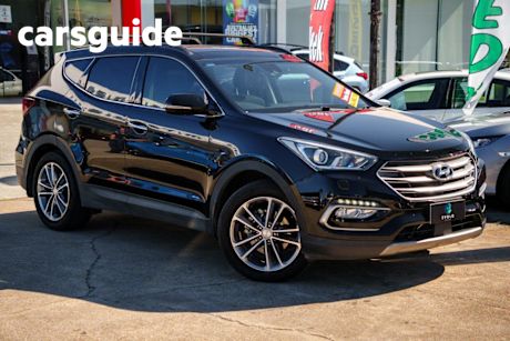 Grey 2016 Hyundai Santa FE Wagon Highlander Crdi (4X4)