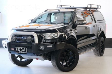 Black 2018 Ford Ranger Dual Cab Pick-up Wildtrak 3.2 (4X4)