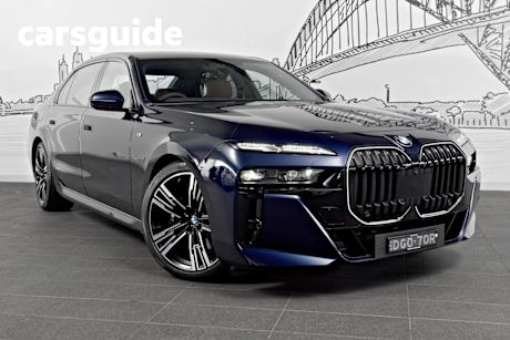 Blue 2024 BMW 740I Sedan Mhev