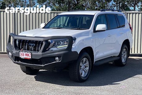 White 2019 Toyota Landcruiser Prado Wagon GXL (4X4)