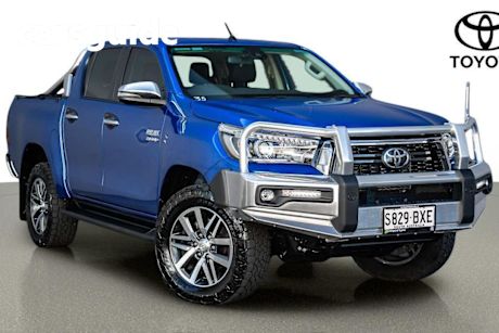Blue 2019 Toyota Hilux Double Cab Pick Up SR5 (4X4)