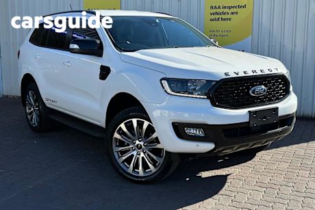 White 2020 Ford Everest Wagon Sport (4WD)