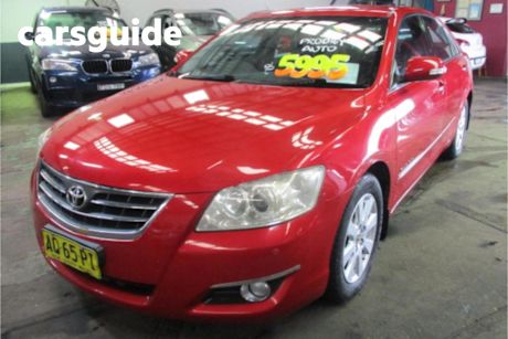 Red 2006 Toyota Aurion Sedan Prodigy