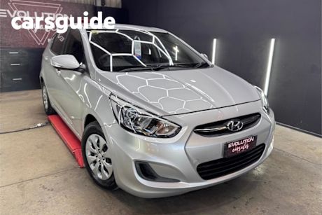 Silver 2017 Hyundai Accent Hatchback Active