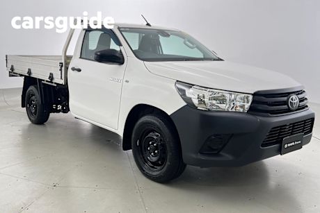 White 2020 Toyota Hilux Cab Chassis Workmate