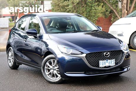 Blue 2021 Mazda 2 Hatchback G15 Pure