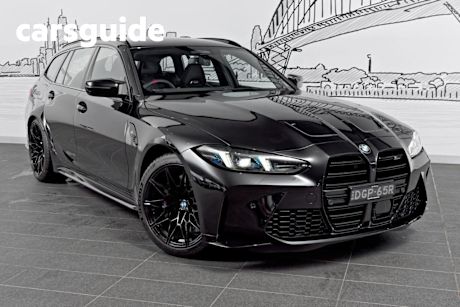 Black 2024 BMW M3 Wagon Competition Touring M Xdrive