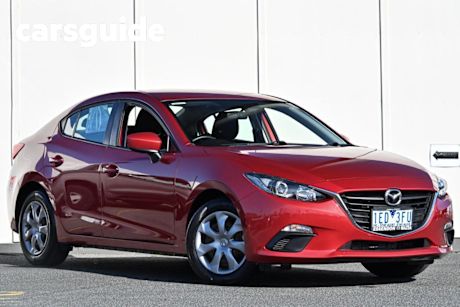 Red 2014 Mazda 3 Sedan NEO