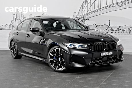 Black 2024 BMW 3 Sedan 25i