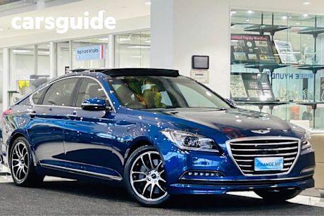 Blue 2015 Hyundai Genesis Sedan (ultimate Pack)