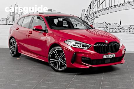 Red 2024 BMW 118I Hatchback M Sport