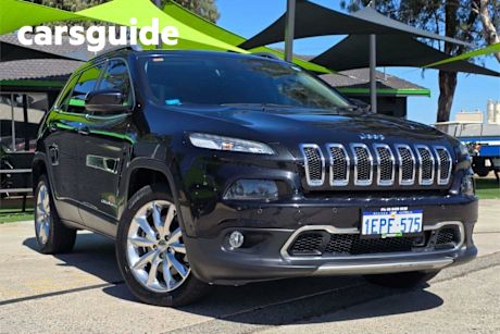 Black 2014 Jeep Cherokee Wagon Limited (4X4)