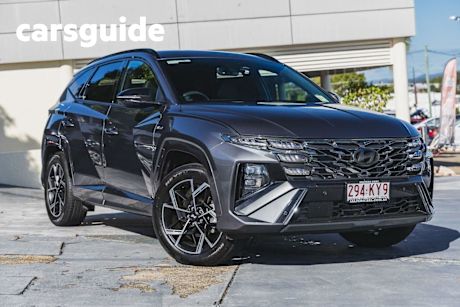 Grey 2024 Hyundai Tucson Wagon Elite N Line (awd)