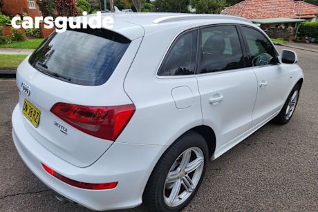 White 2009 Audi Q5 Wagon 3.0 TDI Quattro