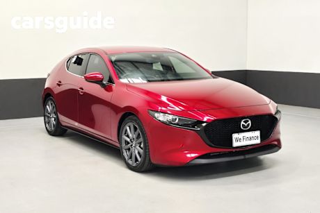 Red 2020 Mazda 3 Hatchback G20 Evolve