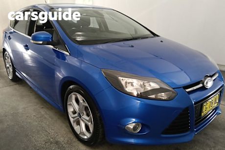 Blue 2013 Ford Focus Hatchback Sport