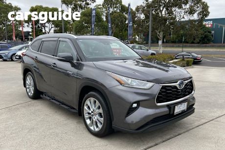 Grey 2021 Toyota Kluger Wagon Grande Hybrid AWD
