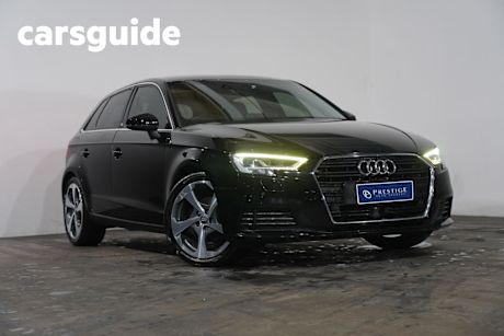 Black 2017 Audi A3 Hatchback 1.4 Tfsi Sportback COD