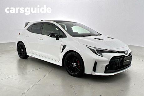 White 2023 Toyota GR Corolla Hatchback GTS