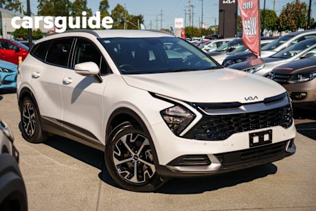 White 2024 Kia Sportage Wagon SX HEV (fwd)