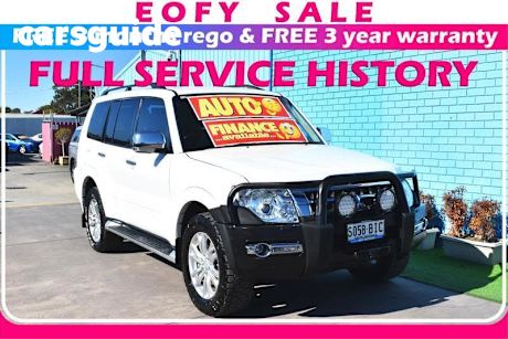 White 2015 Mitsubishi Pajero Wagon GLX LWB (4X4)