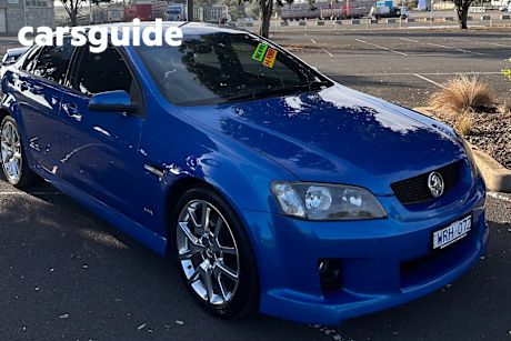 Blue 2009 Holden Commodore Sedan SS
