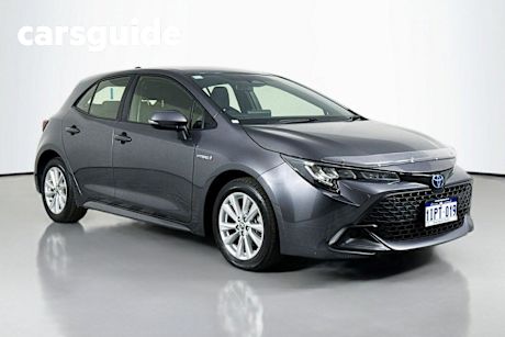 Grey 2022 Toyota Corolla Hatchback Ascent Sport + Conv PK Hybrid