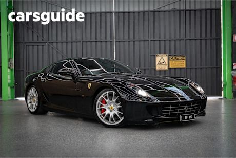 Black 2006 Ferrari 599 Coupe