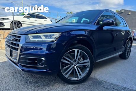 Blue 2019 Audi Q5 Wagon 40 TDI Quattro Sport