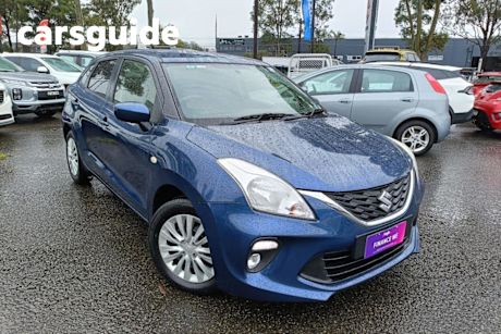 Blue 2022 Suzuki Baleno Hatchback GL