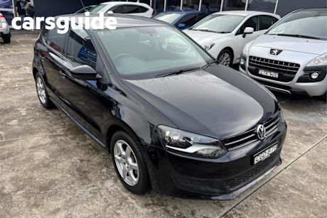 Black 2012 Volkswagen Polo Hatchback 77 TSI Comfortline