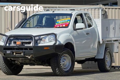 White 2016 Isuzu D-MAX Space Cab Chassis SX (4X4)