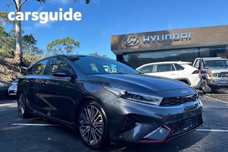 Grey 2022 Kia Cerato Hatchback GT