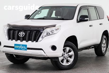White 2015 Toyota Landcruiser Prado Wagon GX (4X4)