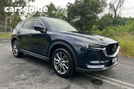 Blue 2021 Mazda CX-5 Wagon Akera (awd)