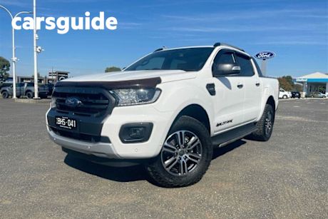 White 2020 Ford Ranger Double Cab Pick Up Wildtrak 2.0 (4X4)