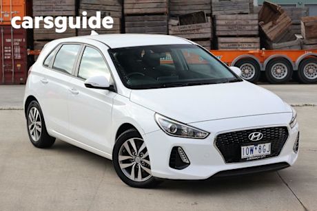 White 2019 Hyundai I30 Hatchback Active