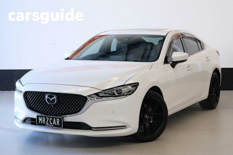 White 2019 Mazda 6 Sedan Atenza