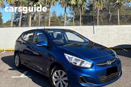 Blue 2016 Hyundai Accent Hatchback Active