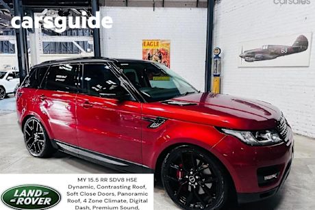 Red 2014 Land Rover Range Rover Sport Wagon SDV8 HSE Dynamic