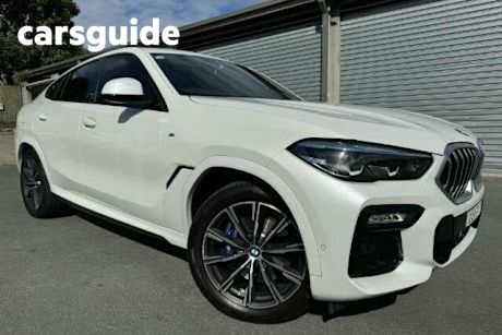 White 2021 BMW X6 Coupe Xdrive30D M Sport